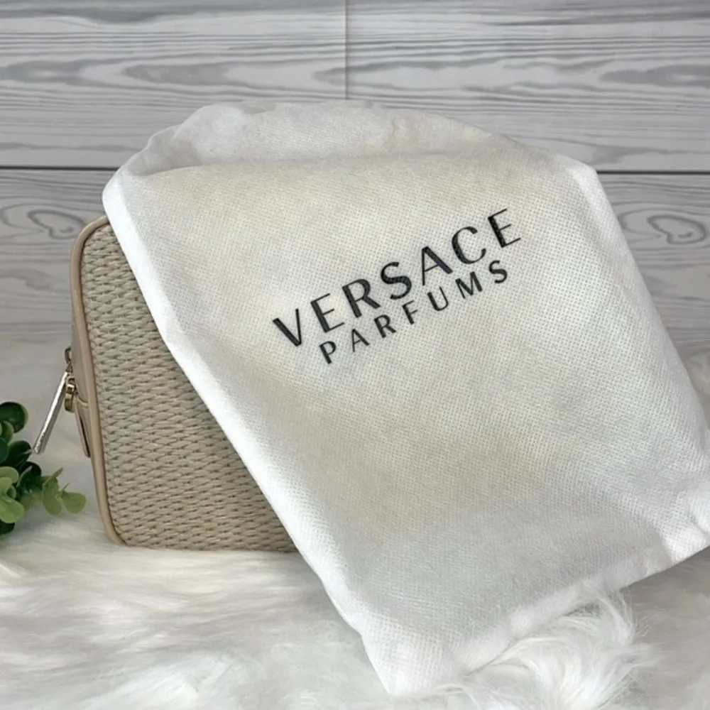 Versace Parfums Woven/Patent Beauty‎ Pouch - Picture 9 of 13